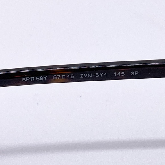 NEW PR58YS ZVN5Y1 POLARIZED PRADA SUNGLASSES SPR 58Y GOLD BROWN EYEWEAR PR 58YS - Picture 10 of 11